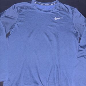 Nike Running Men’s Long Sleeve Blue Size Small